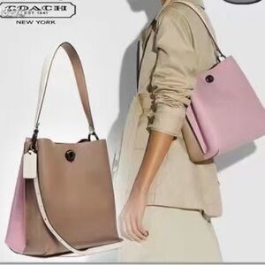 Coach Charlie Bucket Bag In Colorblock 
Color: Pewter/Aurora Multi 89100
